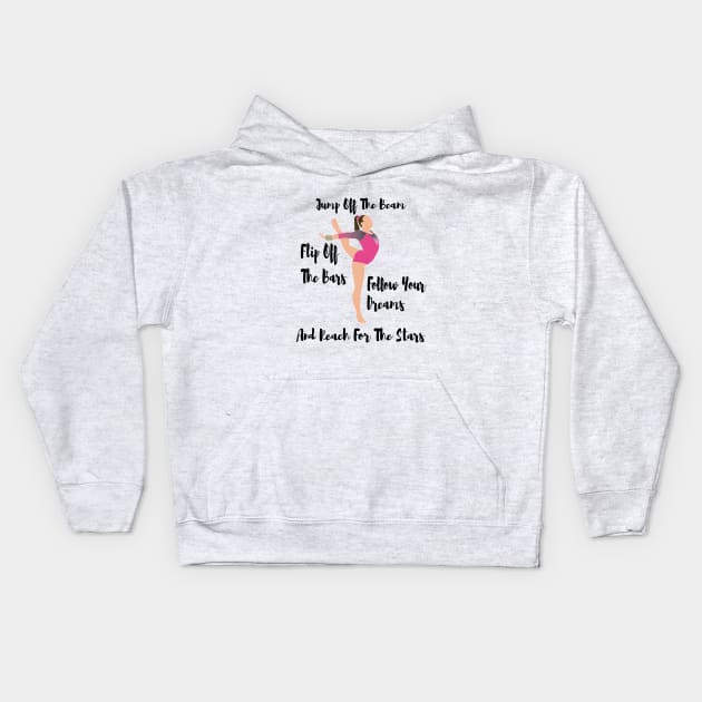 Reach For The Stars Kids Hoodie by sportartbubble